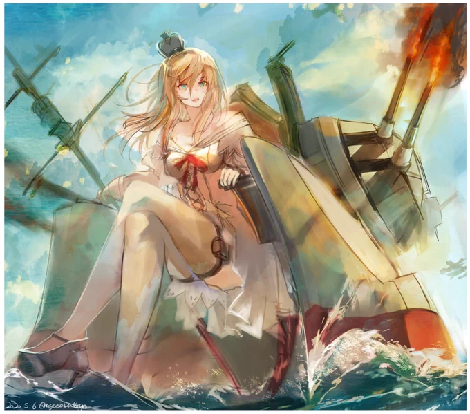 おめ様…サイケイ…!!
#ウォースパイト進水日    #艦これ 