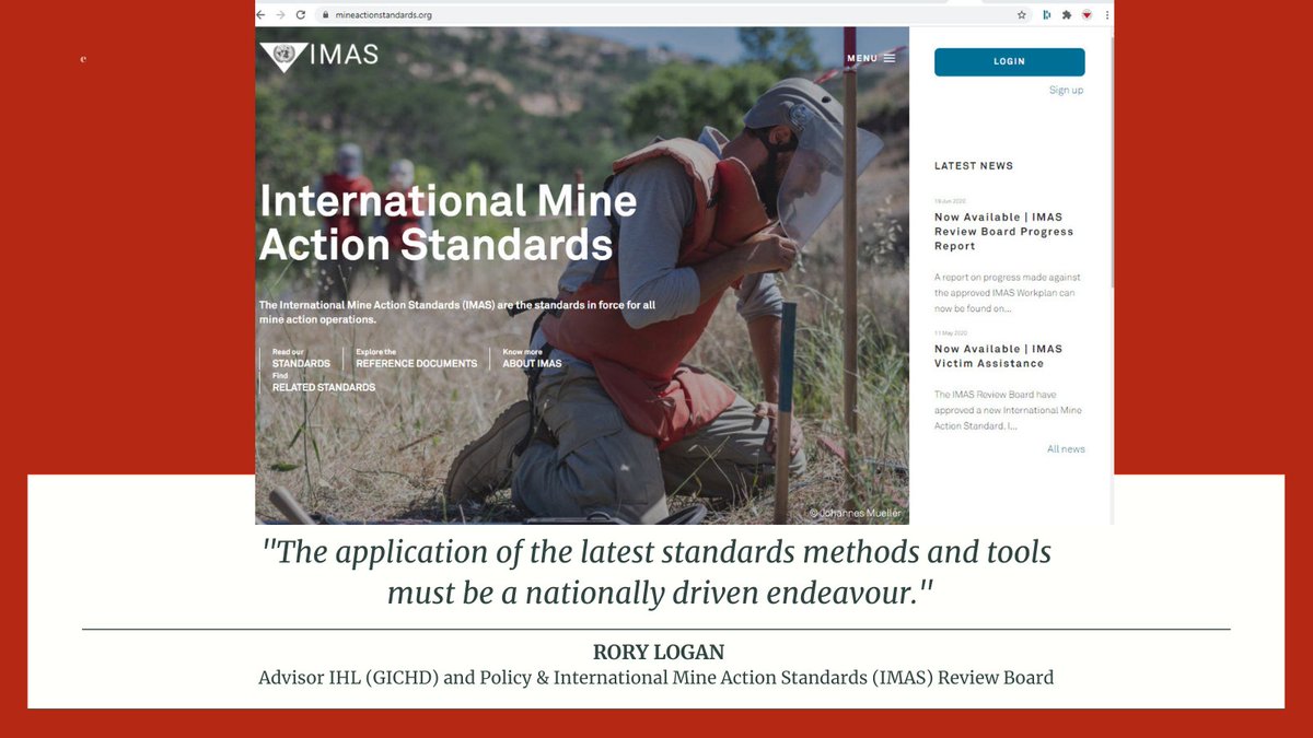 theGICHD's tweet image. GICHD @ #CCM2RevCon
&quot;We will continue our work with national #mineaction authorities to develop appropriate national capacities &amp;amp; support the elaboration of national standards that serve as the guiding framework for continued success on #landrelease #EORE &amp;amp; #gender &amp;amp; #diversity.&quot;