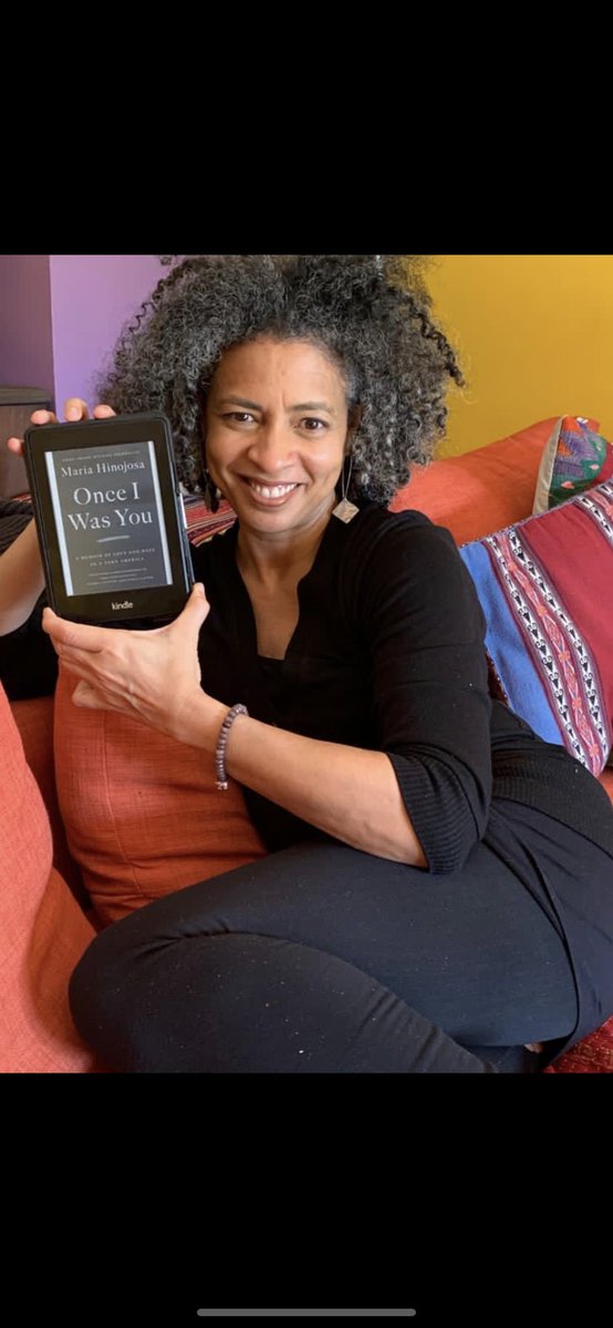 From the BEST Acupuncturist EVER! This is my friend and Harlem doctor Johanne Picard Scott: A shout out to Maria Hinojosa for her beautiful and trenchant memoir! Going way past the bi-partisan rhetoric and politics she really dissects the American psyche (and actions) around 1/2