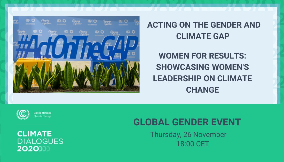 Momentum_UNFCCC's tweet photo. Join us TODAY for a special gender event at the UN #ClimateDialogues.

🗓️ How countries are acting on the gender &amp; climate gap
🕕 18:00 CET
📍 Earth Hall

🗓️ How women are leading global #ClimateAction
🕖19:45 CET
📍 Jupiter Hall

📺 Watch the webcast: https://t.co/YdrGFyridW https://t.co/m5eyS8Vf4r