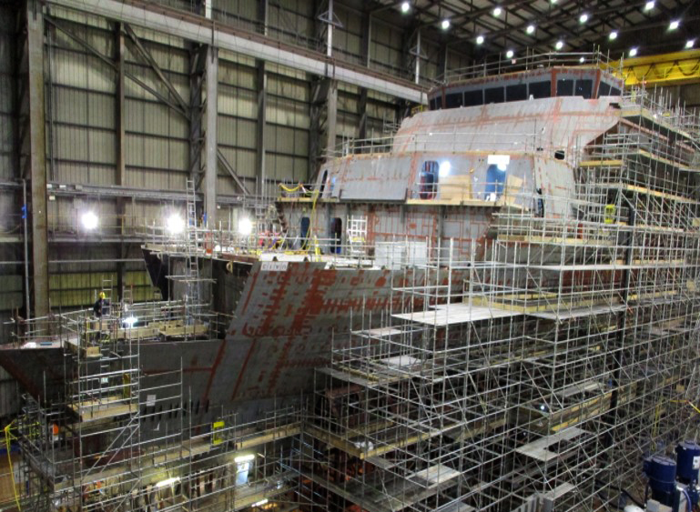 Over the course of this year our first in class Type 26, HMS GLASGOW, has continued to take shape in our Govan yard with a number of unit erections and equipment installed. Take a look at how far she has come since January #26on26 #tbt
