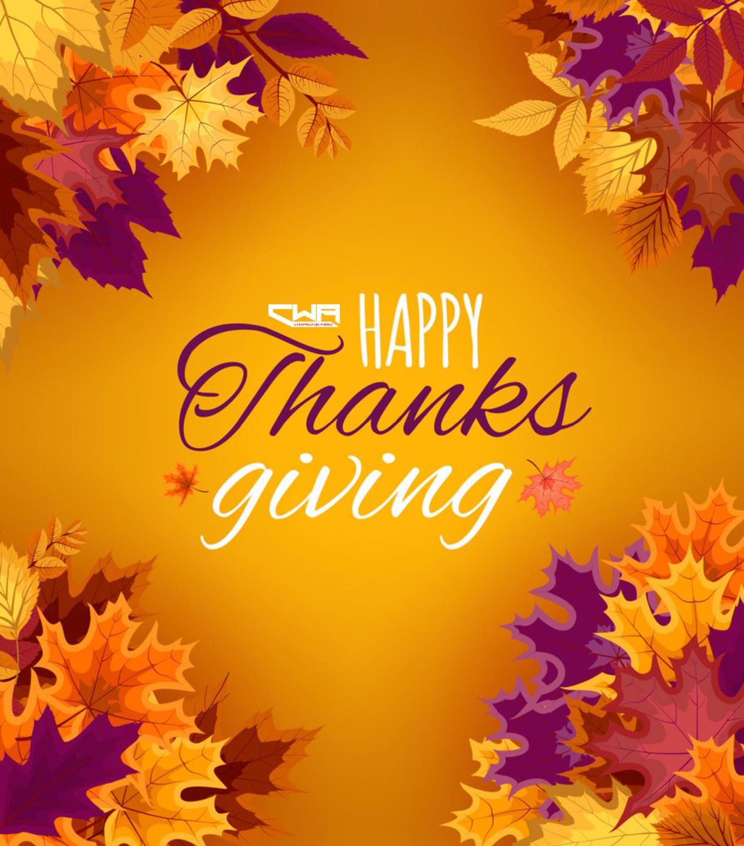 MundoCWA's tweet photo. 🍁🍂🦃FELIZ DÍA DE ACCIÓN DE GRACIAS🦃🍂🍁

La Empresa Del Pueblo y todos sus componentes les desean un gran día lleno de bendiciones y compartir, recordemos el gran significado de este día y sobretodo conservemos la unión y el amor familiar

#LaEmpresaDelPueblo https://t.co/g4RIgDG7di