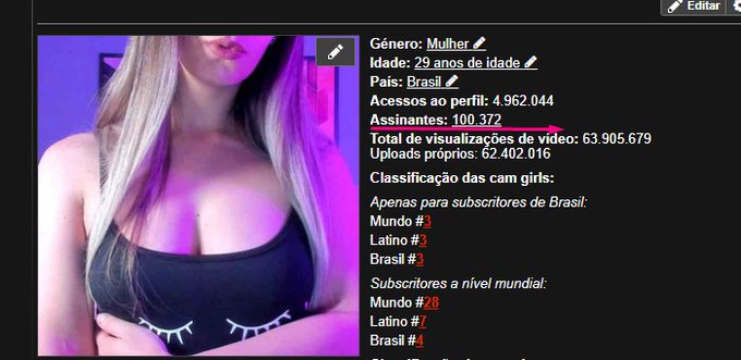 Aeee!!!! obrigada aos 100k de assinantes no @xvideoscom 😍😍👏👏👏 https://t.co/Rgj0xYpRpA<a class="tags" href="/tag/xvideoscom">@xvideoscom</a><a href="/tag/copadomundo2022"class="tags"><span>#copadomundo2022</span></a><a href="/tag/mexicoargentina"class="tags"><span>#mexicoargentina</span></a>