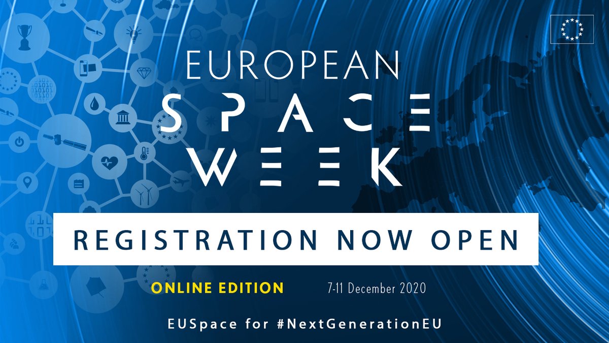 CopernicusEU's tweet photo. Every year, European Space actors, from institutional to industry & expert to enthusiast gather during the #EUSpaceWeek.
This year will be no different, just online! In this week's #CopernicusObserver find out what you can expect & how to register.
➡️https://t.co/t8aXl3d6Us https://t.co/v9QtsPbQ5T