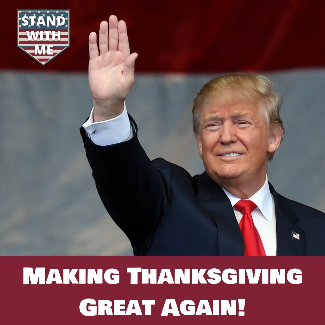 Making Thanksgiving Great Again! MTGA!!! Thank you <a href="/realDonaldTrump/">Donald J. Trump</a> 

Like ✅ and follow if you agree!
.
.
#stopthemadness #stopthesteal #bidenmemes #bluelives #bluelivesmatter #bikersfortrump #christiansfortrump #fraud2020 #lockdown2020 #lockdown #thanksgiving #thanksgiving2020