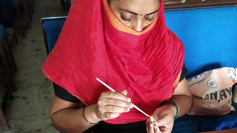 Learn, create and live an independent life! Srujna women are working for their dreams with all safety measures to live a dignified life.

#womenempowerment #create #womeninbusiness #womensupportingwomen #artisans #Srujnawomen #Srujna #working #dreams #safety #thursdayvibes