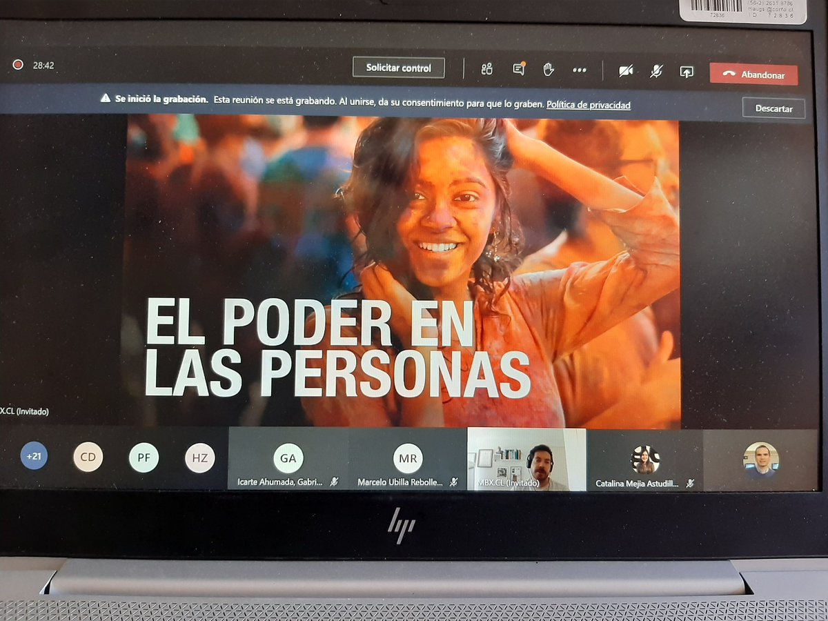 saravenap's tweet photo. Continuamos con la #AcademiaInnova desde @Corfo para fortalecer capacidades, hoy con Emprendedores y Pymes de Valaparaiso y Tarapacá. Aprendiendo a "Construir y posicionar tu Marca". https://t.co/NC2rHluNLL