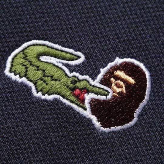 Trapmidias's tweet photo. BAPE X Lacoste https://t.co/fWemcsoQz8