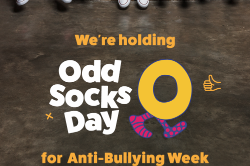 GreenwaysPri's tweet photo. Tomorrow all you need to do is wear odd socks! It's a great way to celebrate what makes us all unique in Anti-Bullying Week! https://t.co/g2WQRpYjMj