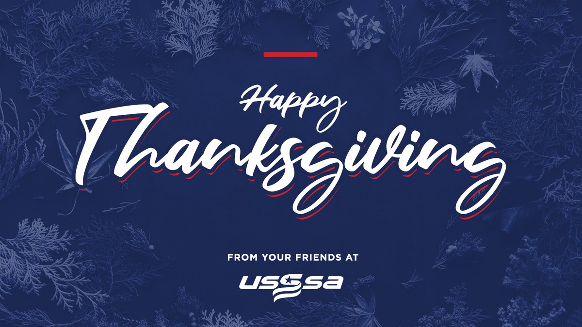 USSSA's tweet photo. #HappyThanksgiving from our family to yours. We are grateful for each and every one of you who call USSSA home! 😌⚾️🥎🏀⚽️⛳️
#PlayUSSSA https://t.co/jGCz262JAp