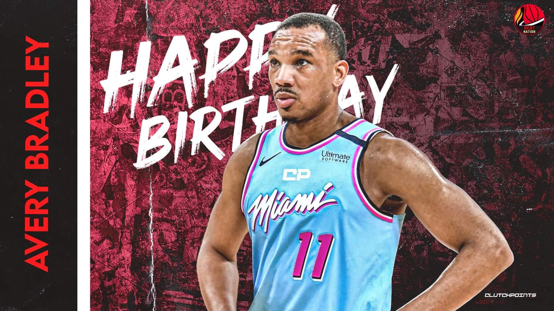 Join Heat Nation in wishing Avery Bradley a happy 30th birthday!  