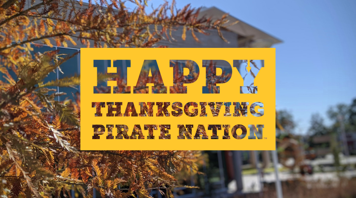 We wish everyone in Pirate Nation a safe and healthy Thanksgiving! 🦃 We're always grateful for our loyal customers. This year, more than ever, we're sincerely  thankful for our supporters, staff and Pirate family &amp; friends! 💜💛