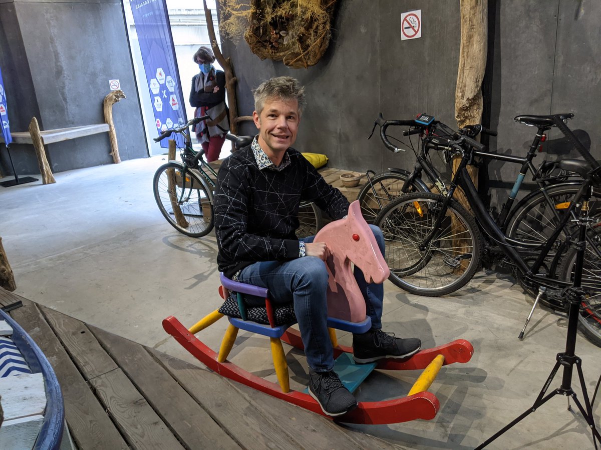 jurgenappelo's tweet photo. Covid forms, face masks, closed restaurants and coffee bars, and diner in your hotel room sure take all the fun out of traveling. 🙄 But I scored a daily run in Paris today. And I loved my rocking horse. #NextGenEnterprise https://t.co/pZKL51m1e8