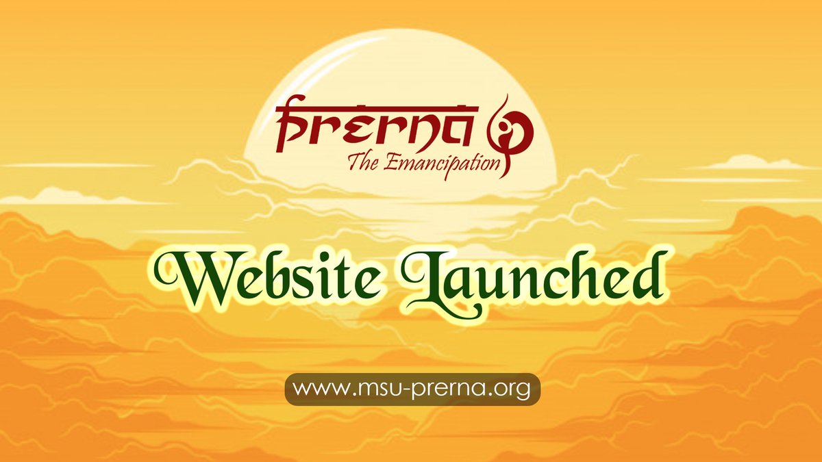 msu_prerna's tweet image. Keeping up the positive spirit and crossing all the barriers, Asia&apos;s Largest Differently Abled Fest is ready for its pre-eminent 15th voyage with the Website Launch of Prerna&apos;20.
msu-prerna.org

#WebsiteLaunched
#Prerna20
#Emancipators