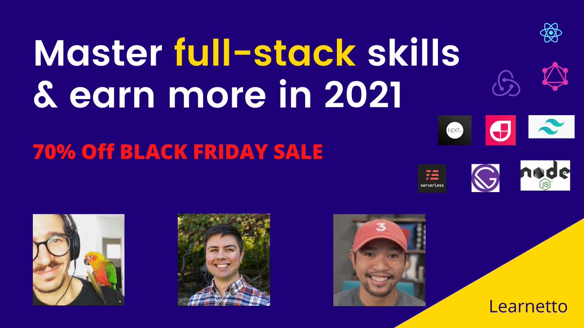 hrishio's tweet photo. Yesterday, I announced Learnetto's Black Friday deal running from 25-30 Nov.
It's a full-stack bundle of 16 courses & books from top experts, available at a 70% discount.
In this thread, I will share a bit each bundle author & product.
https://t.co/ql40DP2US9 https://t.co/7ZDribgdbc