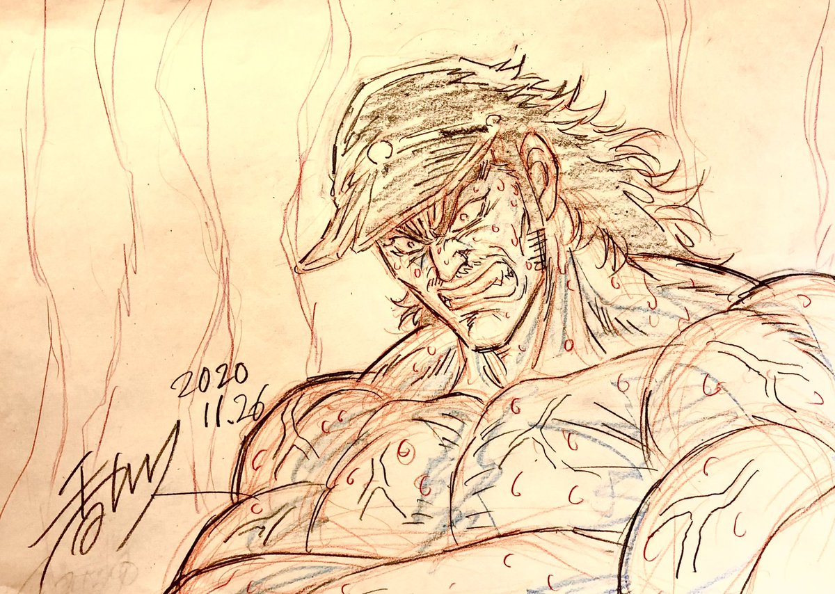 香川久 Hisashi Kagawa در توییتر いい風呂の日 という事なので男塾名物油風呂の富樫を描こうとしたのですが 難しいのとそもそも今これを描いてる場合ではないという事に気付いたのでこれにてお開きという事で そう言えば 長い間大きな風呂と言うか温泉に入ってない