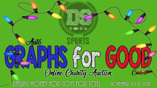 BRCarolinas's tweet image. Hey Bobby @fantalk989 we&apos;re having #GRAPHSforGOOD part 2. Proceeds to Toys for Tots this time! And we&apos;ll have some exclusive &quot;items&quot; this time too