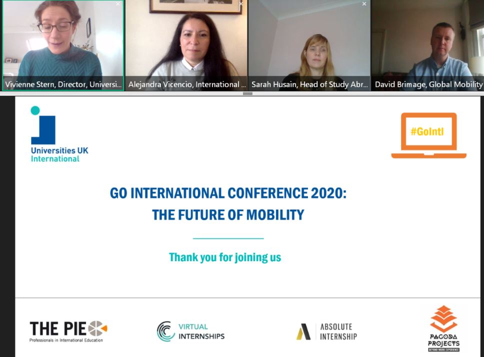 UUKIntl's tweet photo. 💬A big thank you👏 to all the speakers and delegates for joining our #GoIntl conference today supported by @PagodaProjects @AbsoluteInterns @onlineinterns with media partner @ThePIENews https://t.co/EfQ8ic219G