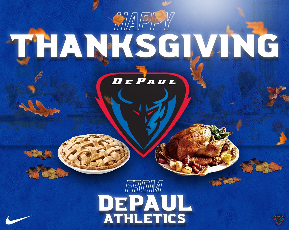 Happy Thanksgiving! 🦃🍁
We are extremely thankful to have incredible leadership and staff along with an outstanding group of student athletes. We’re also lucky to have incredible support from our loyal fans and the city of Chicago.
Have a safe and healthy holiday! https://t.co/SrOZxf1nlq