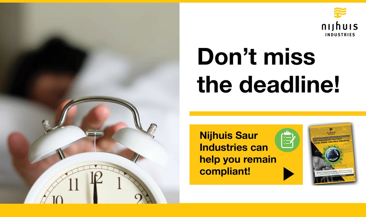 NijhuisInd's tweet photo. If you miss this deadline and are subject to the new conditions, your new technology will need to be in place by the end of 2023. #NijhuisSaurIndustries can help you remain compliant! 
https://t.co/GwkaEoupNf
#BuildBackGreener #AdaptOurWorld #ReduceReuseRecover #WaterTreatment https://t.co/NdDGbvQr6y