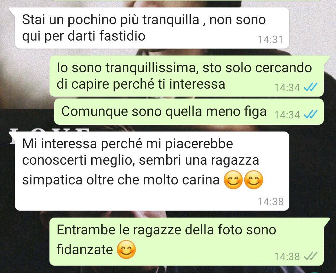 immaginate perdere tempo a fare audio e successivamente scrivere tutte le informazioni richieste per poi ricevere una sorta di flirt da quattro soldi siete da galera