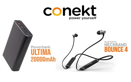 NewsVoir's tweet photo. Conekt Gadgets Launches India's Fastest Charging Powerbank - @ConektIndia 

#bluetooth #bounce4

Read @NewsVoir Story | https://t.co/ZuzRbu4N63 https://t.co/vK6P28CMWB
