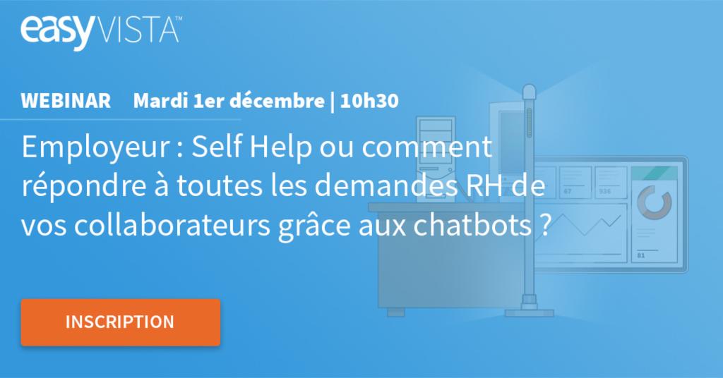EasyVista_Fr's tweet image. [Webinar RH] Découvrez comment les portails et chatbots de gestion de la connaissance permettent aux collaborateurs d’obtenir rapidement l’information qu’ils recherchent.

Mardi 1er décembre | 10h30 &amp;gt; Inscription bit.ly/366OQ5K

#Digitalworkplace #SelfHelp #EasyVista
