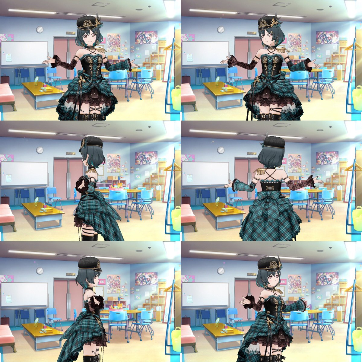 シュピー ブロ解勢なのでフォローしないでください スクスタフェスについにur栞子ちゃんキター こちらはガチャ実装前 メンバー詳細から衣装のプレビューが見られることを今頃知った みんなここで見てたのね 衣装名は 翡翠色の残響 めっちゃ