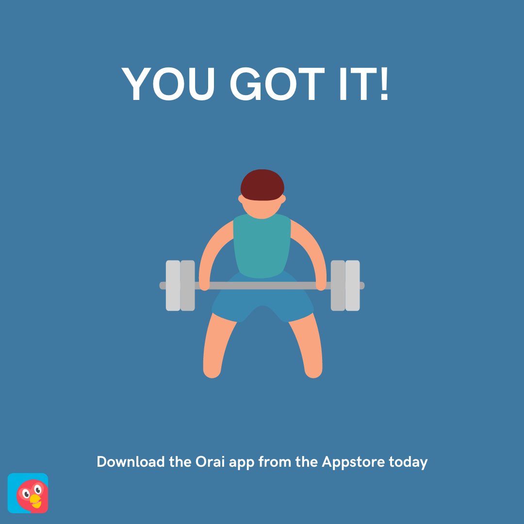 OraiApp's tweet image. You got it! Just give whatever you&apos;re scared of a shot and we&apos;re sure you&apos;ll be good to go!