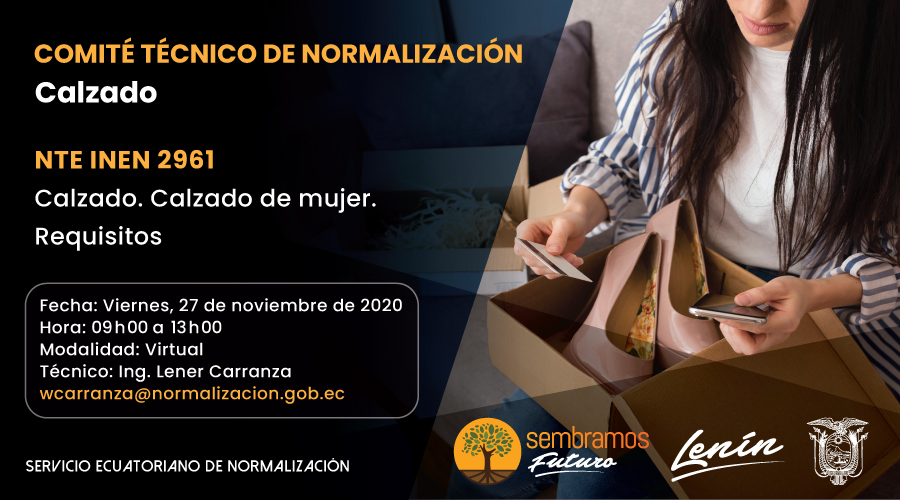 INEN_EC's tweet photo. Forma parte del Comité Técnico de Normalización que realizará la adaptación de la Norma nacional NTE INEN 2961 a efectuarse este viernes 27 de noviembre a partir de las 09h00 ¡Te esperamos!

💻Modalidad virtual

📩Inscripciones al correo: wcarranza@normalizacion.gob.ec https://t.co/hVvD5hBPU6