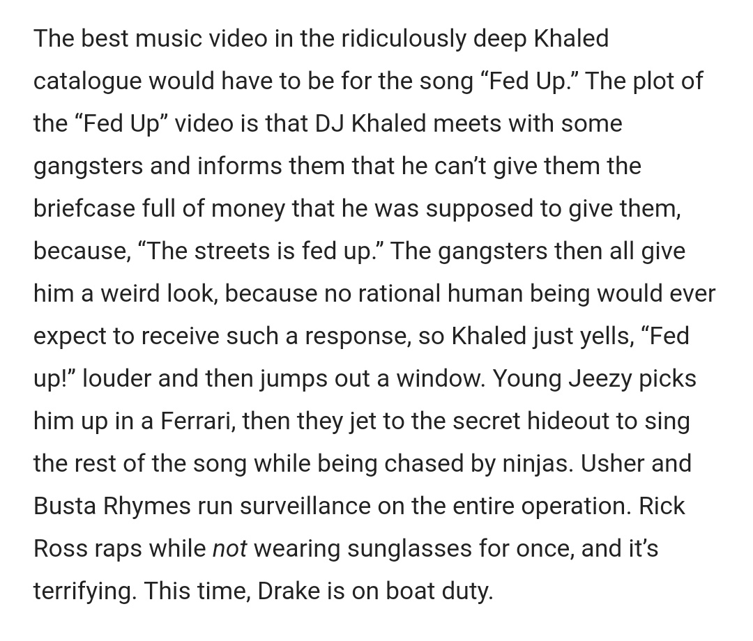 Happy birthday DJ Khaled. He\s grown on me. Hilarious excerpt from a fav article of mine on the legend: 