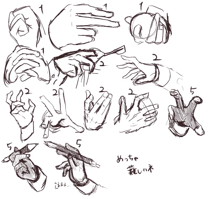 #sainaocroquis
アーカイブ参戦してました…難しい〜!!
苦手な型がわかった気がするし今まで描いてきた手の違いに気付けたの良かったです、また時間があったらやりたいです、クロッキー良かった、ありがとうございました 