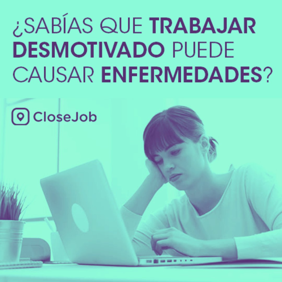 Jobtual's tweet image. La doctora Marisa Navarro cuenta en su libro “La medicina emocional” que “quienes trabajan tristes y desmotivados pueden sufrir dolencias relacionadas con el sistema muscular, migrañas y cefaleas tensionales, así como problemas dermatológicos.

#hhrr #recursoshumanos #hr #covid19