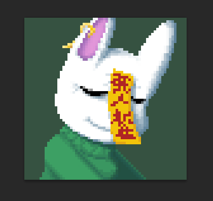 GameGamesIE's tweet photo. This is ol' Maisie. She's Yuzu's aunt, and she has a lot to tell. Old and wrinkly, perhaps, but a happy lady nonetheless! 
#pixelart #IndieGameDev #indiegame https://t.co/WJm0dWxdkp