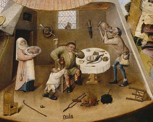 GluttonyA brick version of the Seven Deadly Sins by Hieronymus Bosch. (1/7)