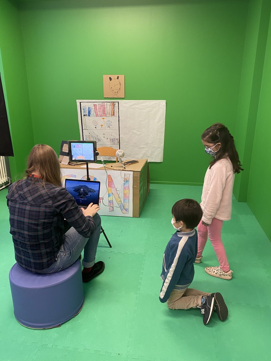 isb_ecc's tweet photo. Our Kindergarten students are busily recording the news that they have collected through their "Some Good News" community project. We can't wait to hear their full report next week. #ecclearns https://t.co/OaPUjcDL8G
