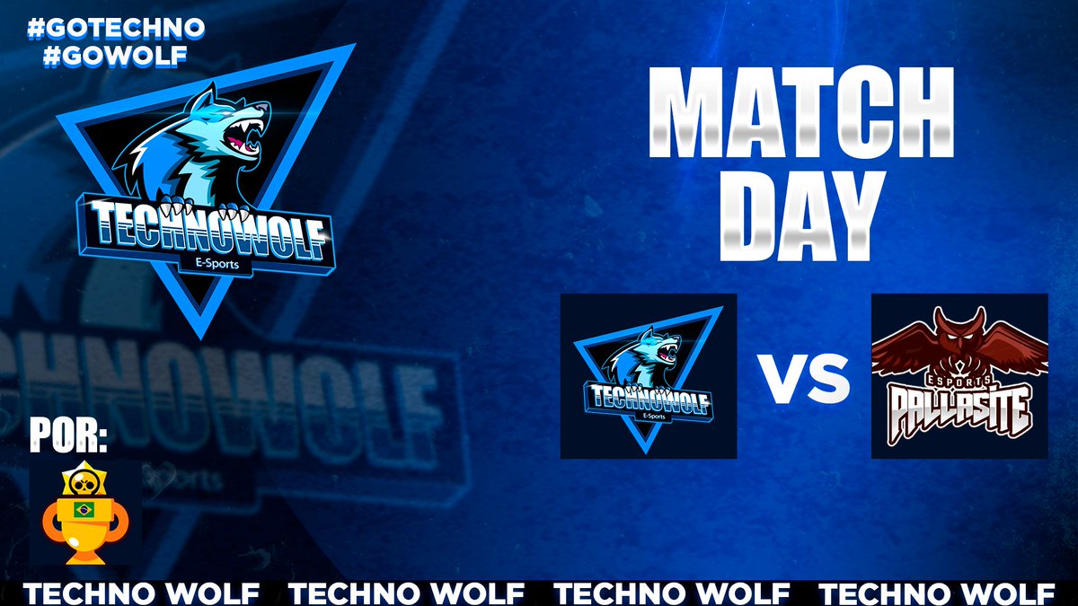 TechnoWolfBS's tweet photo. 📌 | MatchDay

 Hoje tem a estreia da Techno Wolf 🐺🇧🇷! Está na hora de mostrarmos nosso valor no Brawl Stars!
 Boa sorte aos jogadores.

🏆 | #LBBS
🆚 | #PallasiteESports
⏰ | 20:00🇧🇷
 
 Lembrando a transmissão via Twitch, no https://t.co/CQDTVlDp1J.
 
 #GoTechno #GoWolf. https://t.co/gLxOUiPv23