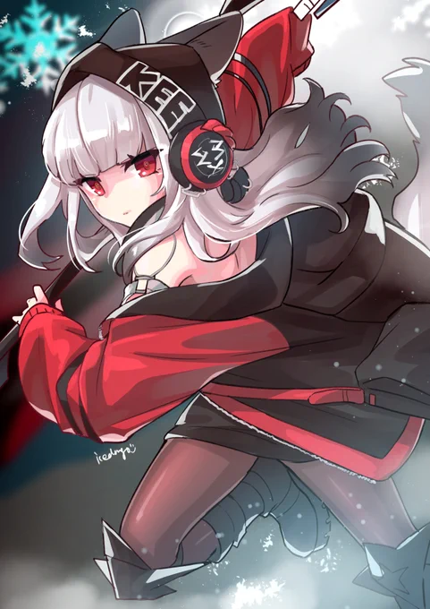 2ドロ 「#アークナイツ」現状秘書官でおしおしのフロストリーフちゃん? 