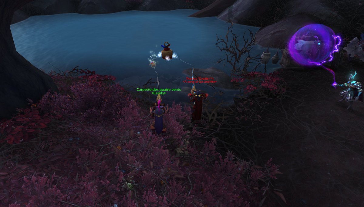 J'ai toujours su que la pêche adoucissait les mœurs, un peu de douceur dans ce monde de brute !

#Shadowlands #pecheurs