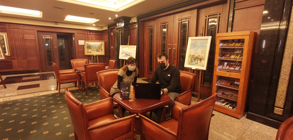 EnetCollect's tweet image. Learning Scientist Gokhan Ozkan visited Ivelina Nikolova from Bulgarian Academy of Sciences to conduct research on digital language learning. #cost #stsm #languagelearningapps