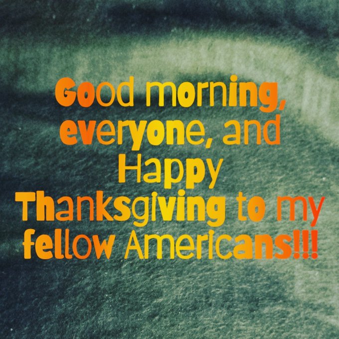 Happy Thanksgiving, fellow Americans! Celebrate safely!!! https://t.co/BfcZUCOmVi<a href="/tag/pridemonth2021"class="tags"><span>#pridemonth2021</span></a>