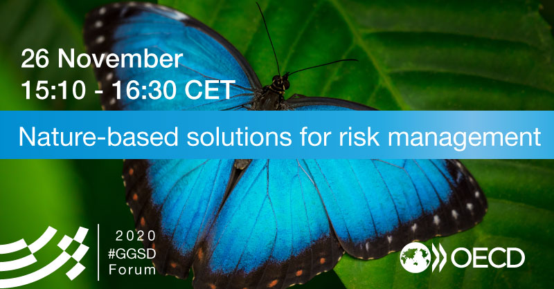 OECD_ENV's tweet photo. "It’s important to recognise how much #ecosystems already contribute to societal #resilience &amp; how they help us address a range of climate hazards. 🔥🌪️

The resilience of ecosystems is important to their continuing to support our resilience.” 🌱🤝

-V. KAPOS @unepwcmc 🏞️ #GGSD https://t.co/T9nmR4B5Fx