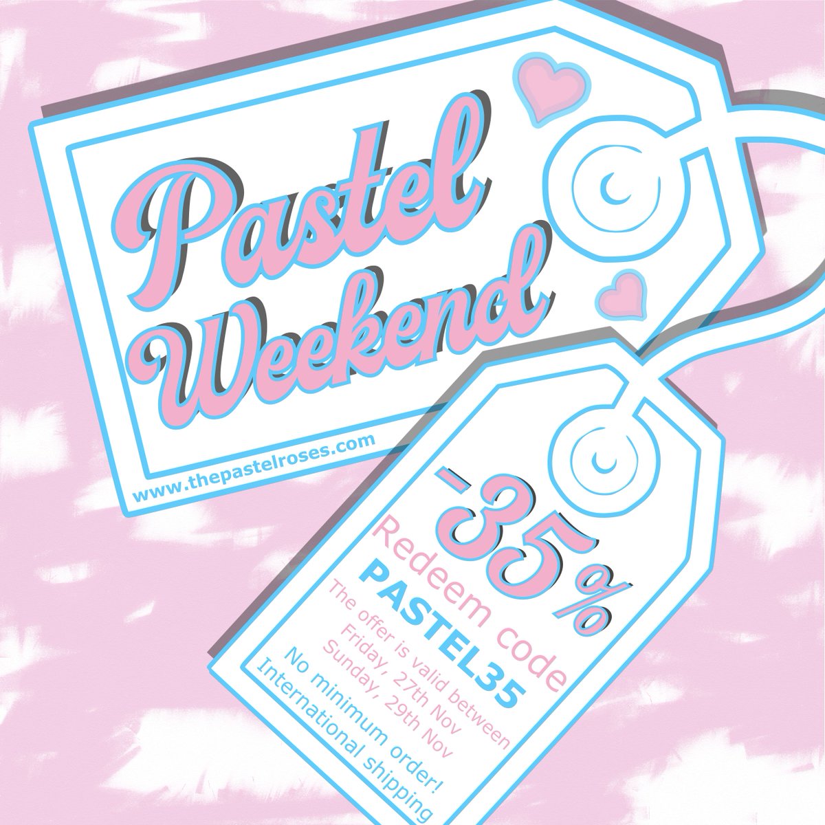 Pastel Weekend - Redeem code PASTEL35 to get 35%off.
The offer is valid between Friday, 27th - Sunday 29th Nov.
The Autumn Season is coming to an end. The next stop is Winter Season ⛄️Stay Tuned! #pastelweekend #sales #BlackFriday #makeup #eyeshadow