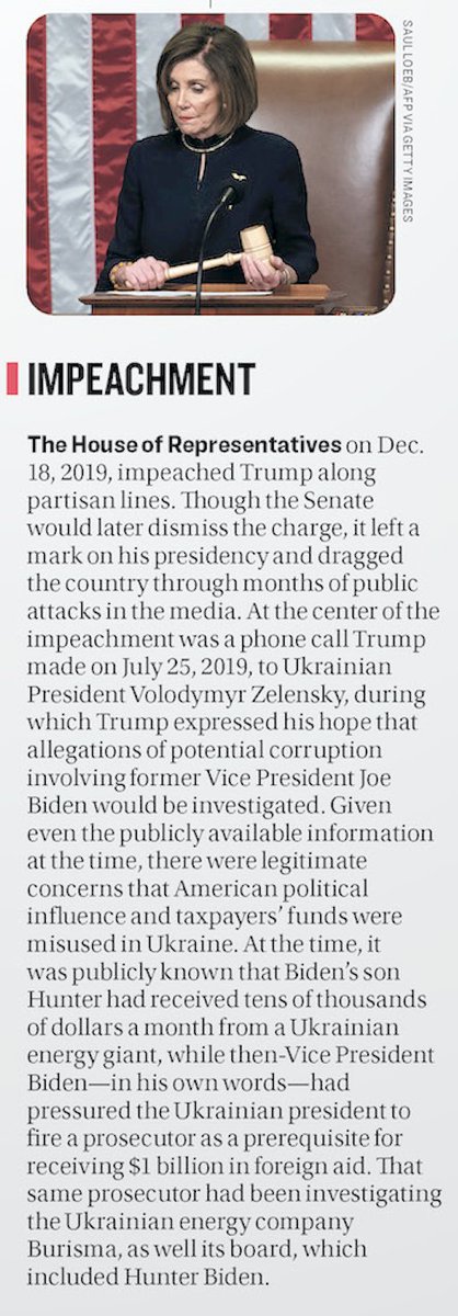 At the center of the  #Impeachment was a phone call Trump made to  #Ukraine's President Volodymyr Zelensky, during which Trump expressed his hope that allegations of potential  #Corruption involving Joe Biden would be investigated.