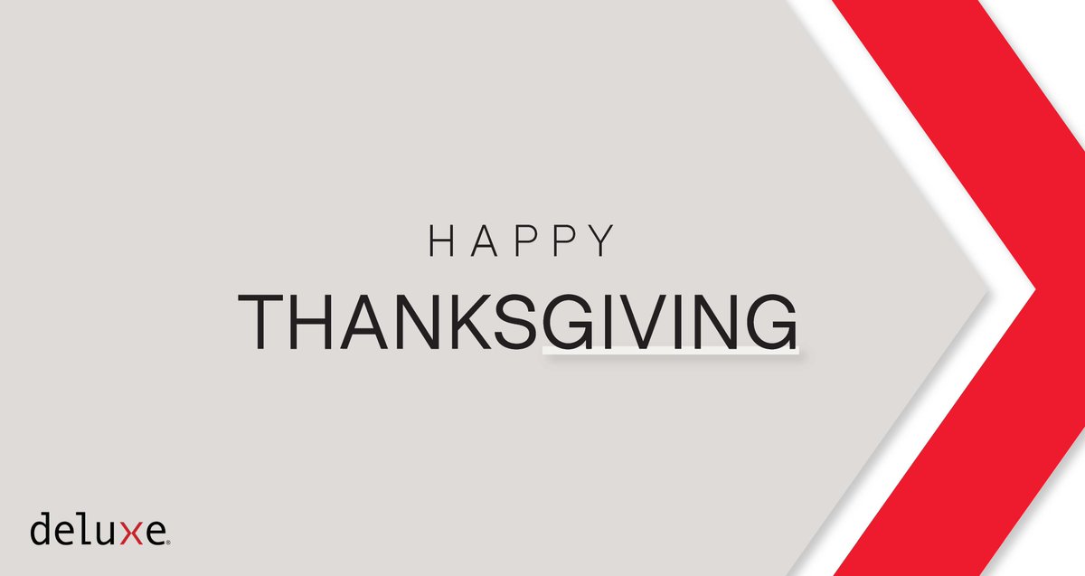 DeluxeJobs's tweet photo. From our Deluxe family to yours, have a safe and healthy #Thanksgiving celebration. 🦃 https://t.co/9vTfHkhWWz