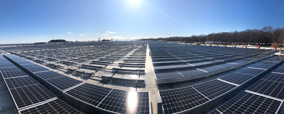 PanelClaw's tweet photo. Have a happy and healthy Thanksgiving! Pictured is a 6.4-megawatt clawFR system that is underway https://t.co/4DcdURKVJX