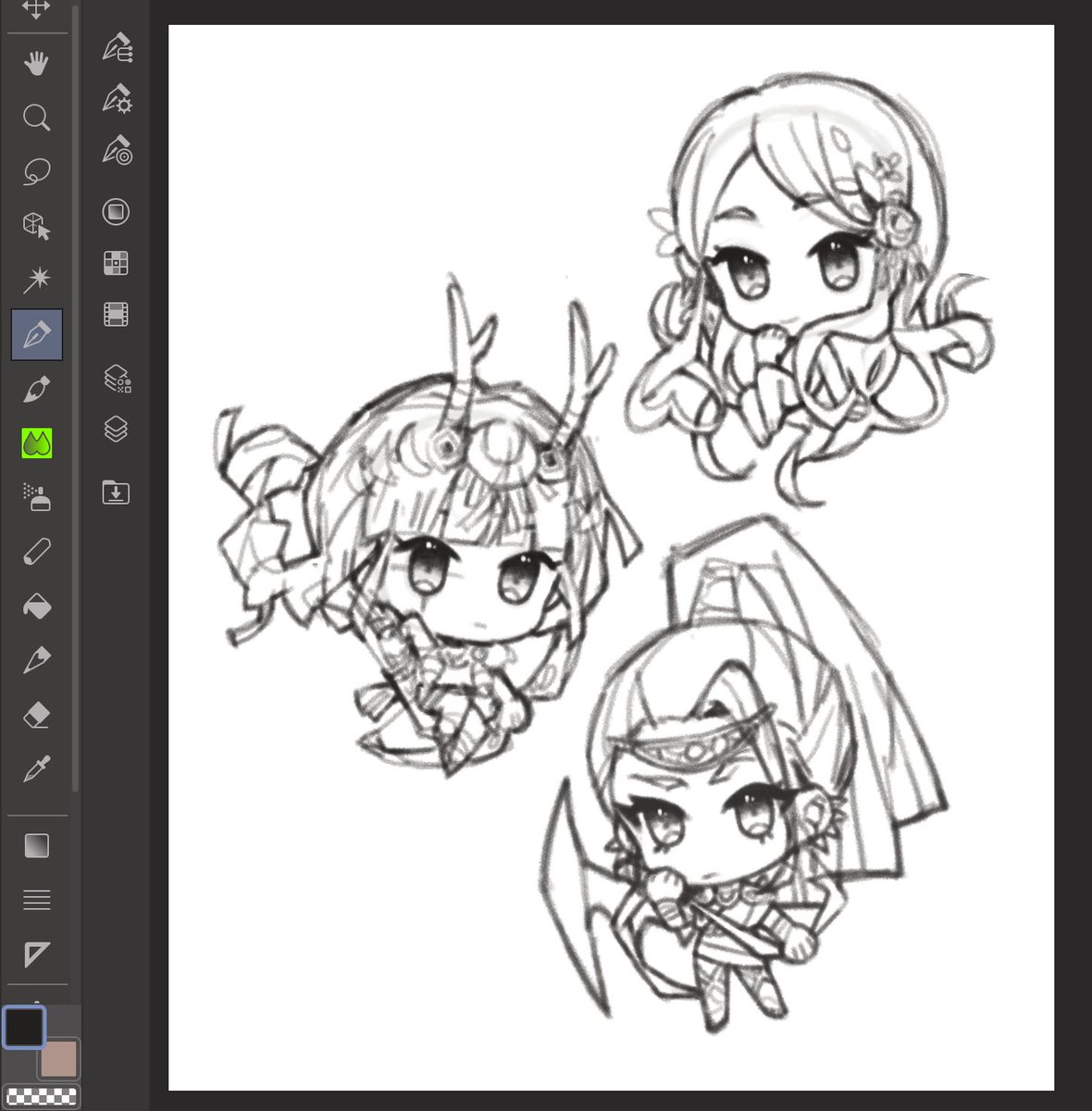 some hades girls for chibi practice ? 