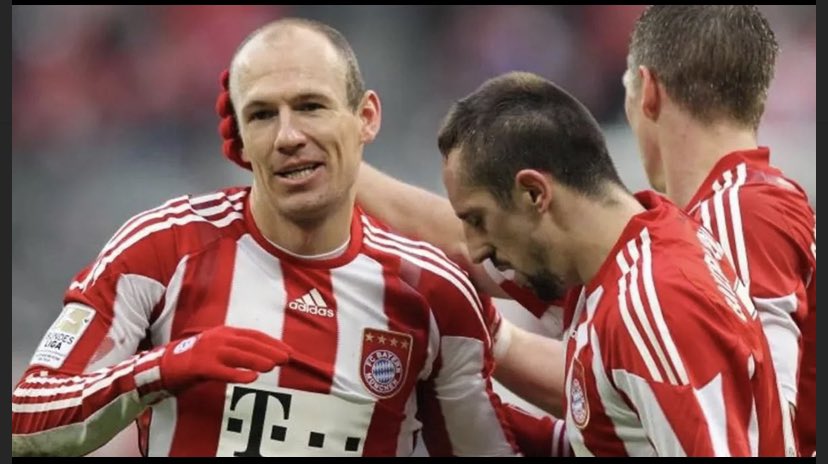 10-11 season: Robben got another injury which led him to be out for the rest of 2010, and his presence was sorely missed. During that period, Bayern only managed to get 29 out of 51 points and score only 30 goals in the Bundesliga as they were barely hanging on for a CL spot.