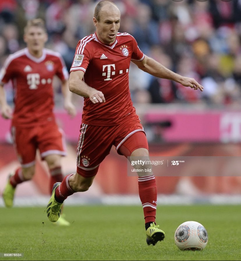 13/14 season: From that season...we saw a form of Robben we never saw before as he reached new heights under Pep Guardiola. He notched 21 goals and 15 assists (goal contribution every 87 minutes) which was the most goal contributions in his career for a season.