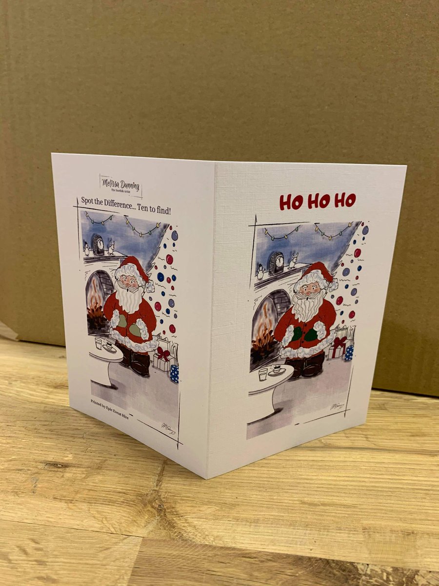 #spotthedifference christmas cards available to buy now via epiceventhire.co.uk ! Designed and illustrated by me and printed by <a href="/epiceventhire/">Epic Event Hire</a>! 
.
Available to buy now! 
#christmascards  #santa
